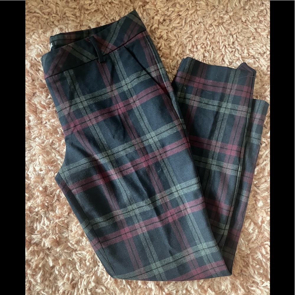 Express columnist plaid pants